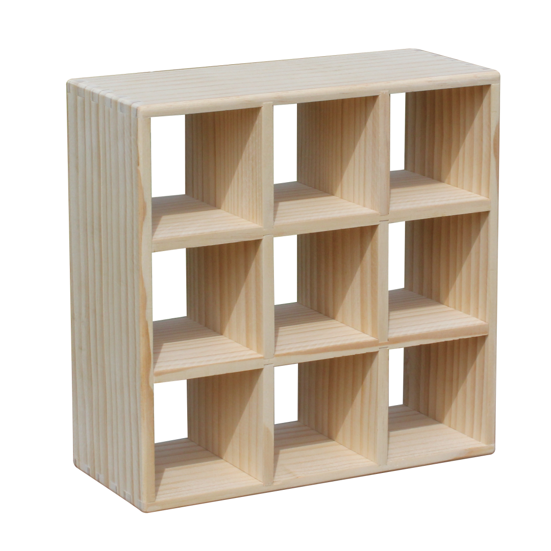 Nine-Grid Storage Organizerl (Glue-Free, Nail-Free, Finish-Free)