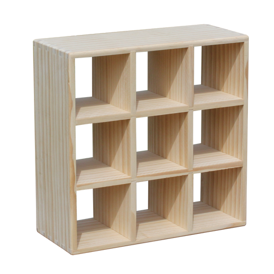 Nine-Grid Storage Organizerl (Glue-Free, Nail-Free, Finish-Free)